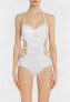 La Perla Onyx White cut-out padded swimsuit with laser-cut detail size US 34