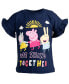 Футболка Peppa Pig Navy blue / pink, 7-8 - фото #4