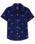 Фото #3 товара Baby Fish Print Button-Down Shirt 3M