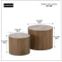 Фото #7 товара MDF With Ash/Oak/Walnut Veneer Side Table/Coffee Table/End Table/Ottoman(Walnut)