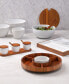 Nambe Bento 15" 4 Piece Divided Entertaining Serving Board