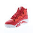 Фото #105 товара Fila MB Night Walk 1BM01747-611 Mens Red Leather Athletic Basketball Shoes