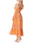 Фото #3 товара Women's Phillipa Floral-Print Ruffled Maxi Dress