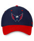 ფოტო #2 პროდუქტის Men's Navy, Red Washington Capitals Authentic Pro Rink Two-Tone Flex Hat