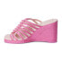 COCONUTS by Matisse Laney Wedge Womens Pink Casual Sandals LANEY-866