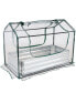 Фото #1 товара Galvanized Steel Raised Bed with Greenhouse - Clear - 4 ft x 2 ft