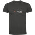 Фото #1 товара KRUSKIS I Love Padel short sleeve T-shirt