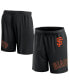 Фото #2 товара Men's Black San Francisco Giants Clincher Mesh Shorts