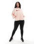 Nike Running Swoosh Run Plus Dri-FIT zip through fleece jacket in pink Розовый, 2X - 2XL - фото #4