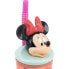 Стакан с Соломинкой Minnie Mouse CZ11337 Розовый 360 ml 3D