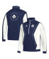 Фото #1 товара Куртка Adidas мужская синяя Toronto Maple Leafs Team Classics Half-Zip
