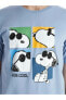 LCW DREAM Standart Kalıp Snoopy Baskılı Erkek Pijama Takımı