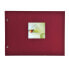 Goldbuch Bella Vista - Bordeaux - 40 sheets - Case binding - Polyurethane - Paper - White - 390 mm