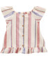 Baby Striped Linen Top 3M