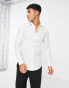 French Connection skinny 2 pack shirts in white