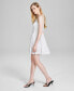 Фото #3 товара Women's Textured Sleeveless Dress, Created for Macy's