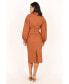 ფოტო #19 პროდუქტის Coco Long Sleeve Midi Women's Dress