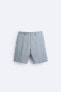 100% linen bermuda shorts