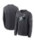 Men's Anthracite Philadelphia Eagles Super Bowl LVII Local Phrase Long Sleeve T-shirt