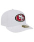 Men's White San Francisco 49ers Omaha Low Profile 59FIFTY Fitted Hat