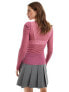 Фото #5 товара JDY long sleeve textured top in pink