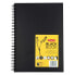 DERWENT Black Paper A4 200g Drawing Notebook
