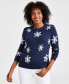 Фото #1 товара Petite Holiday Themed Whimsy Sweaters, Created for Macy's