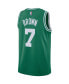 ფოტო #1 პროდუქტის Big Boys Jaylen Brown Kelly Green Boston Celtics Swingman Jersey - Icon Edition