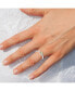 ფოტო #3 პროდუქტის Cushion Cut Peridot Gemstone, Natural Diamonds Birthstone Ring in 14K White Gold