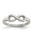 ფოტო #1 პროდუქტის Stainless Steel Polished Infinity Symbol Ring