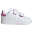 ADIDAS ORIGINALS Stan Smith CF infant trainers Ftwr White / Ftwr White / Semi Lucid Fuchsia, 20 - фото #2