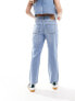 Фото #2 товара JJXX Nice straight fit cropped jeans in medium blue