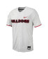 Men's White Georgia Bulldogs Replica Full-Button Baseball Jersey