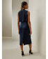 ფოტო #2 პროდუქტის Women's Pleated Sleeveless Midi Silk Dress for Women