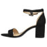 Фото #6 товара CL by Laundry Jody Block Heels Ankle Strap Womens Black Dress Sandals JODY-BLK