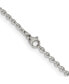 Stainless Steel Polished 2.7mm Cable Chain Necklace