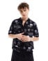 Фото #1 товара Vans sorrento printed sweater polo shirt in black