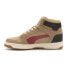 Фото #3 товара Puma Rebound Layup High Top Mens Beige Sneakers Casual Shoes 39513001