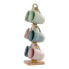 Фото #1 товара Кружка DKD Home Decor Multicolour Blue Pink Rubber wood Green Stoneware 160 ml (3 шт.) (7 шт.)