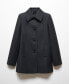 ფოტო #4 პროდუქტის Women's Shirt Collar Button Coat