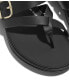 Фото #3 товара Women's Gracie Buckle Leather Strappy Toe-Post Sandals