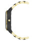 ფოტო #2 პროდუქტის Women's Three-Hand Quartz Gold-Tone and Black Solar Oceanwork Plastic Bracelet Watch, 38.5mm