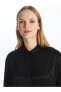 Фото #2 товара LCW Modest Çizgili Oversize Saten Kadın Gömlek Tunik