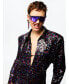 ფოტო #2 პროდუქტის Women's Multicolor Sequined Shirt