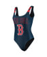 Фото #3 товара Women's Navy Boston Red Sox One-Piece Bathing Suit
