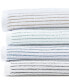 Фото #3 товара Cotton Textured Stripe 2-Piece Washcloth Set
