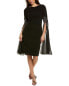 Teri Jon By Rickie Freeman Oversized Bell-Sleeve Dress Women's