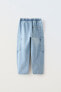 Loose-fitting cargo jeans