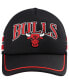 Фото #4 товара Men's Black Chicago Bulls Sidebrand Stripes Trucker Adjustable Hat