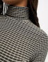 Фото #4 товара Edited high neck top in grid check co-ord